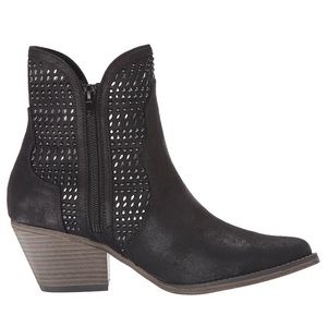 MIA black studded bootie